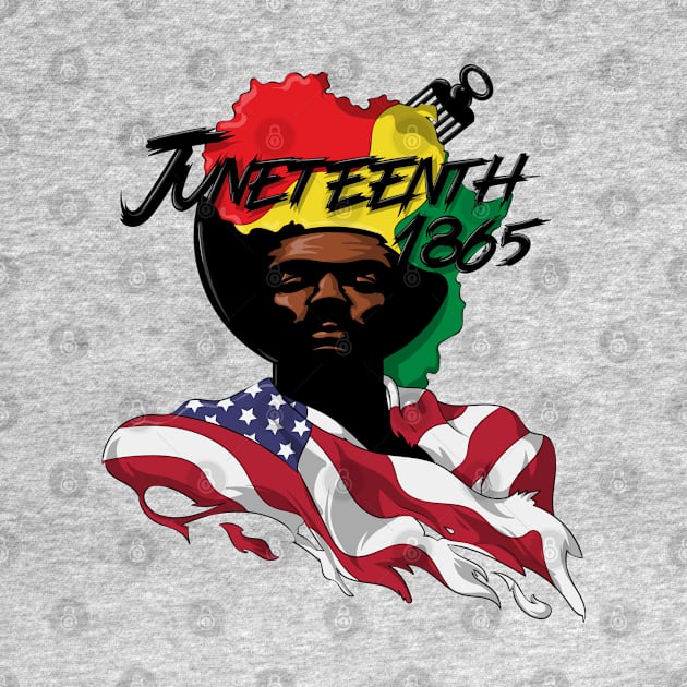 Juneteenth 1865 Black Man by GCS Designs